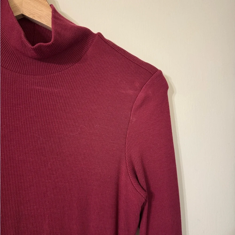 Marine Layer Lexi Ribbed Mockneck Midi XS - Picture 3 of 6